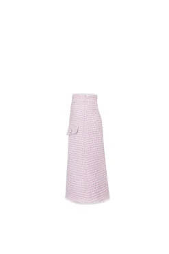 The Hess Skirt in Pink & White