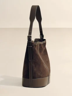 The Hobo in Dark Brown Suede