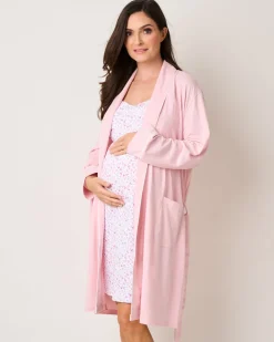 The Hospital Stay Luxe Set in Pink & Dorset Floral