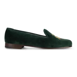 The Hunt Evergreen Velvet Slipper