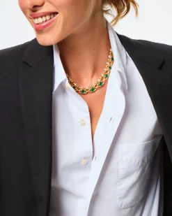 The Jeweled Link Necklace Set