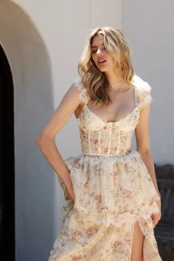 The Jolie Dress in Carmel Valley Rose