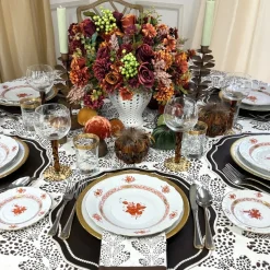 The Kelli Tablecloth in Dark Cocoa