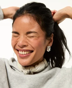 The Knot Earrings in Silver