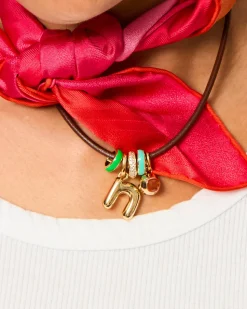 The Leather Charm Necklace