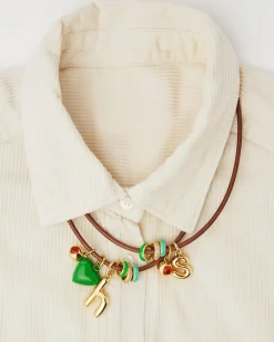 The Leather Charm Necklace