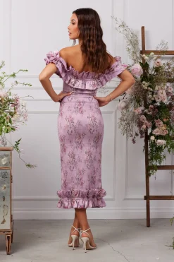 The Lilac Dress in Lilac Tapestry Rose