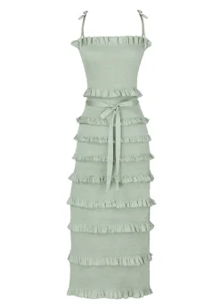 The Lily Dress in Sage