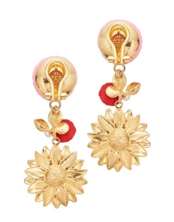 The Limoncello Earrings in Bubble Pink and Ruby