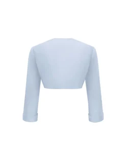 The Liza Bolero in Pale Blue