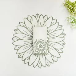 The Margherita Green Placemat & Napkin, Set of 2