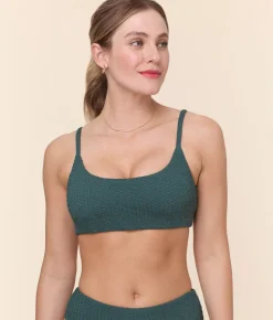 The Maui Bikini Top in Seaweed