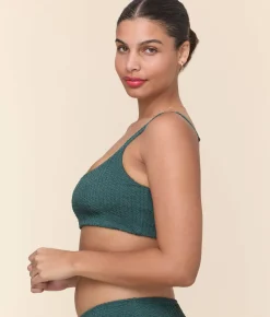 The Maui Bikini Top in Seaweed