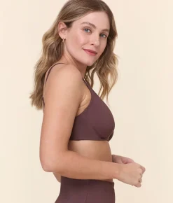 The Mila Bikini Top in Mink