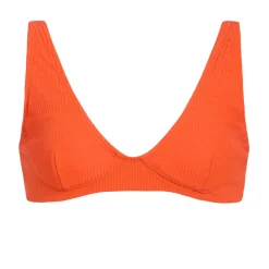 The Mila Bikini Top in Vermillion