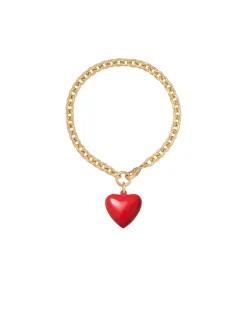 The Mini Puffy Heart Bracelet