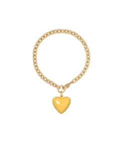 The Mini Puffy Heart Bracelet