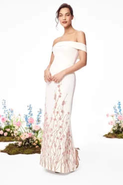 The Natasha Gown in Off-White