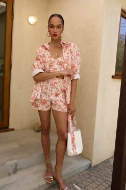 The Oliver Short in Red Toile