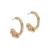 The Pave Slider Hoop Earring