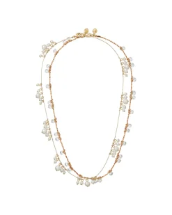 The Pearl Drip Drop Necklace Duo