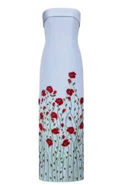 The Poppy Gown in Pale Blue