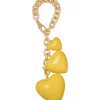 The Puffy Heart Bag Charm in Yellow