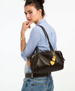 The Puffy Heart Bag Charm in Yellow