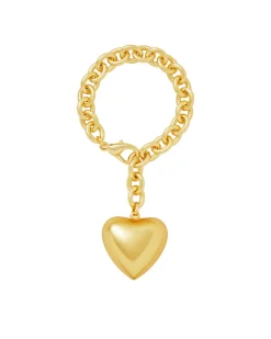 The Puffy Heart Bracelet in Gold