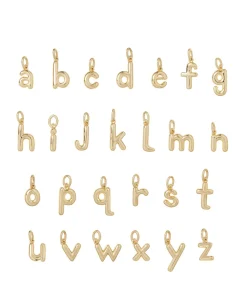 The Puffy Initial Charms