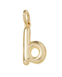 The Puffy Initial Charms