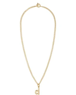 The Puffy Initial Necklace