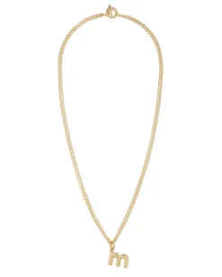 The Puffy Initial Necklace
