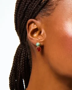 The Semi Precious Stone Earrings