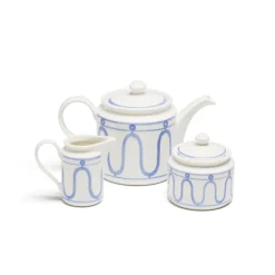 The Serenity Blue Tea Set