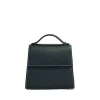 The Small Top Handle in Black Nappa