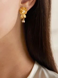 The Spritz Earring in Pearl