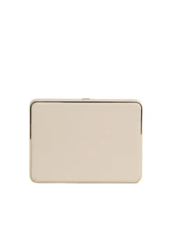 The Square Compact in Oyster Nappa