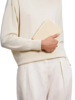 The Square Compact in Oyster Nappa