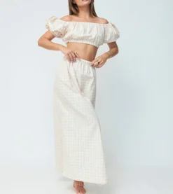 The Stella Set in Blush Gingham