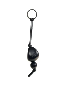 The Tagua Key Chain in Black