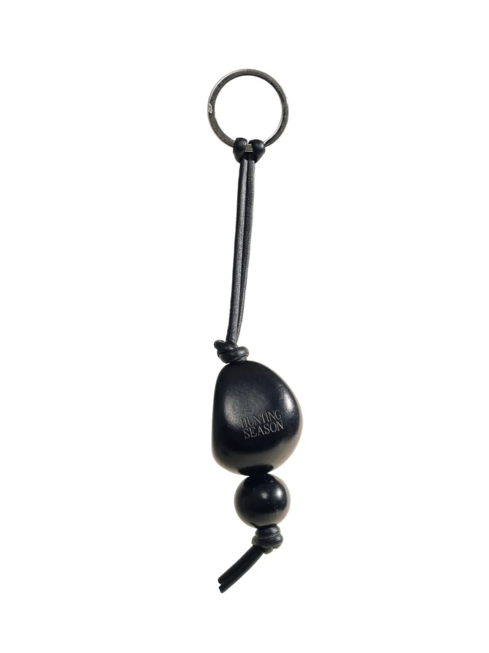 The Tagua Key Chain in Black