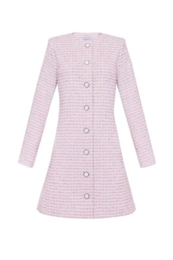 The Teresa Jacket in Pink & White