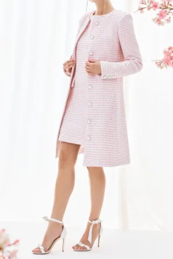 The Teresa Jacket in Pink & White