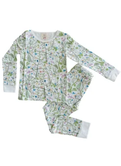 The Two Piece Pajama Set - Tropical Garden