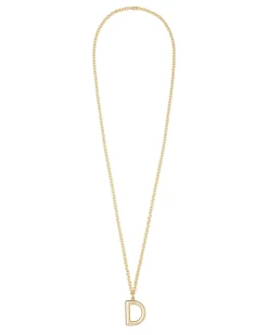 The Very Big Puffy Initial Necklace