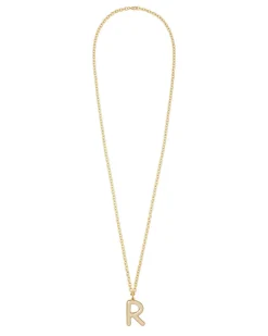 The Very Big Puffy Initial Necklace