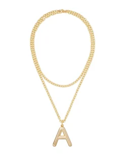 The Very Big Puffy Initial Necklace