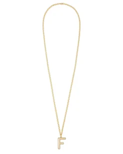 The Very Big Puffy Initial Necklace