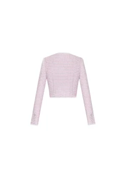 The Winifred Jacket in Pink & White